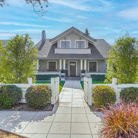 Luxe Backyard Oasis W Hot Tub Firepit Chic Design In South Park Chaparral Charm Villa